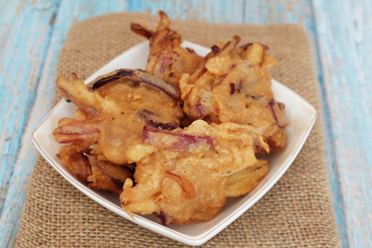 Bolinhos de cebola de Tropea com páprica