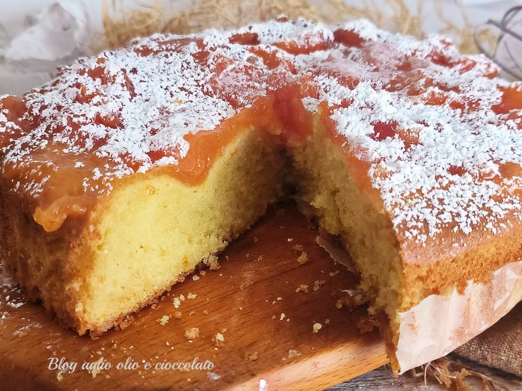 interior cremoso bolo de laranja sem ovos