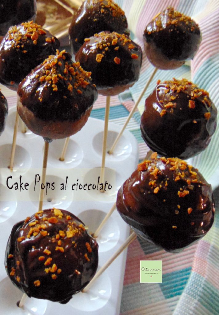 cake pops de chocolate
