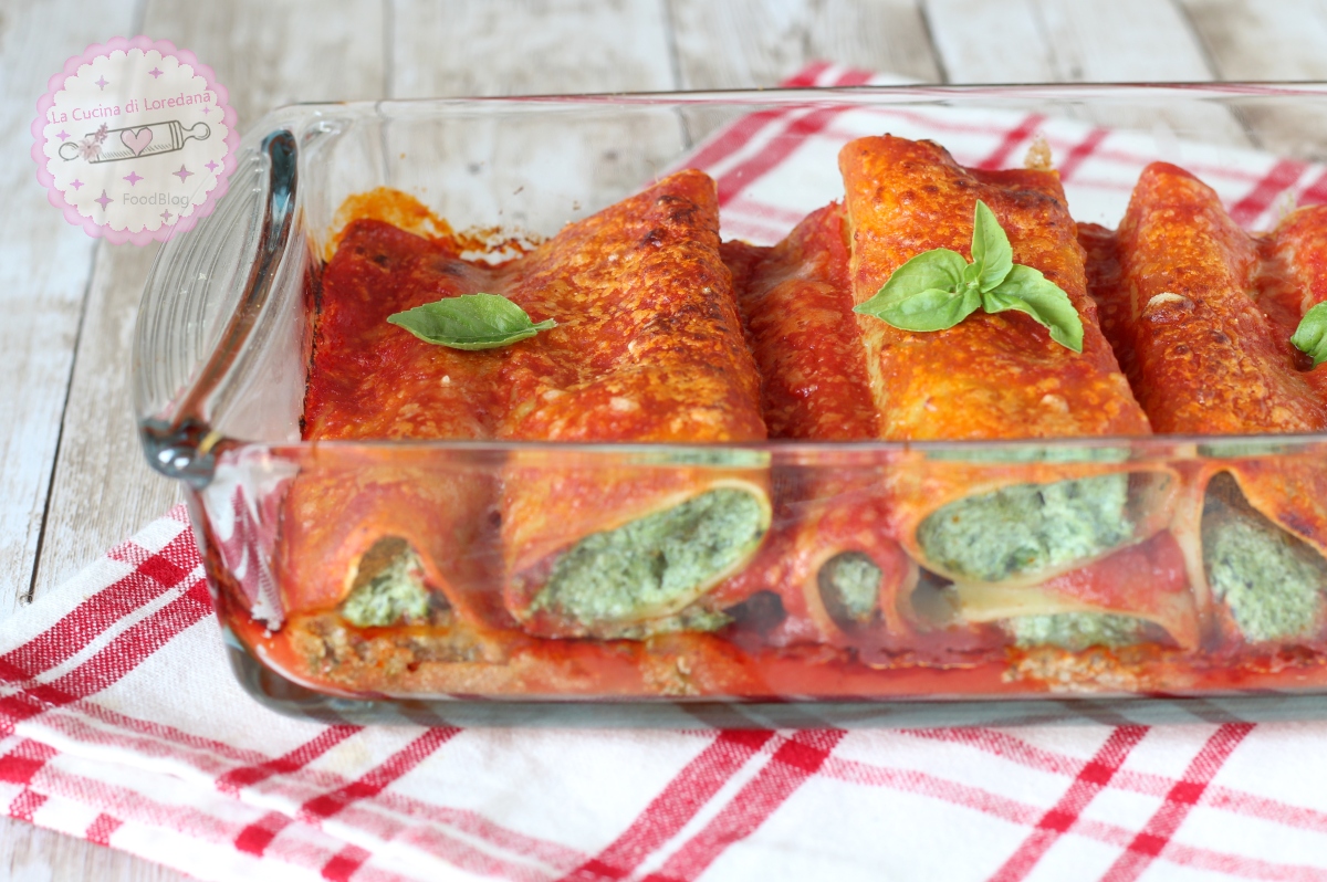 CANNELLONI COM ESPINAFRE E RICOTA a massa recheada para um dia especial