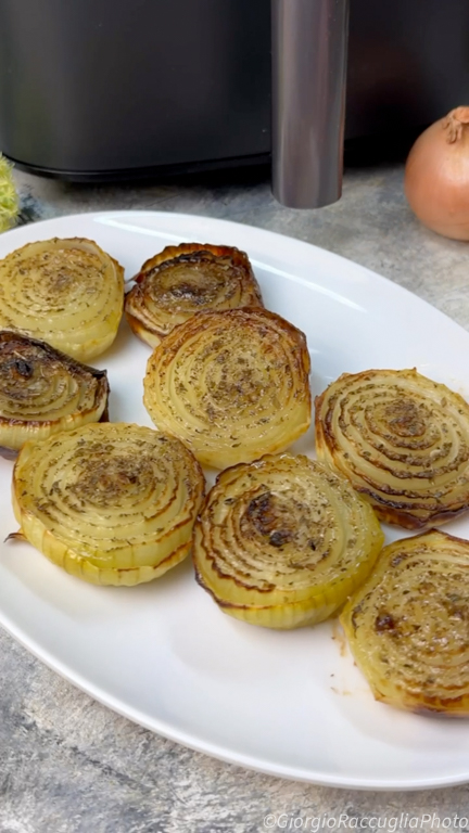cebolas assadas na airfryer