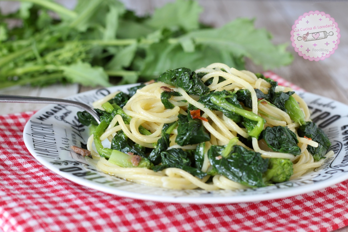 ESPAGUETE COM BRÓCOLIS-RABE (CIME DI RAPA) a receita do macarrão mais gostoso