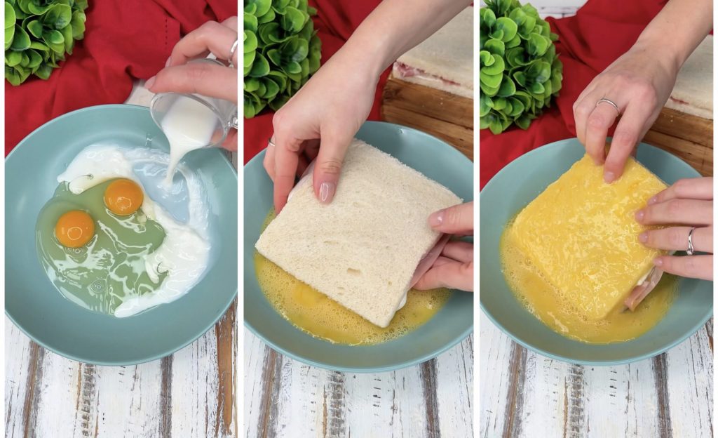 Croque Monsieur na air fryer