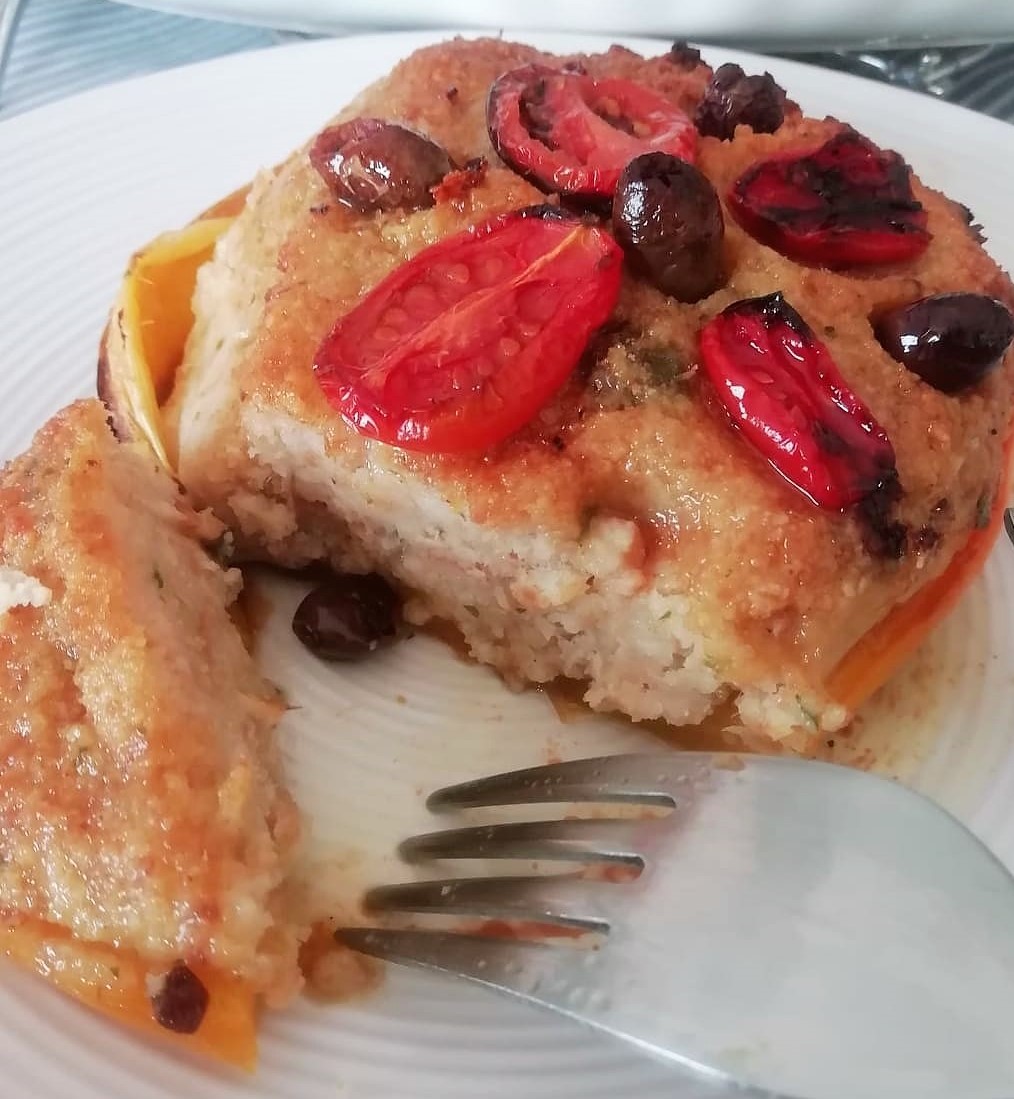 PIMENTÕES RECHEADOS com atum e alcaparras