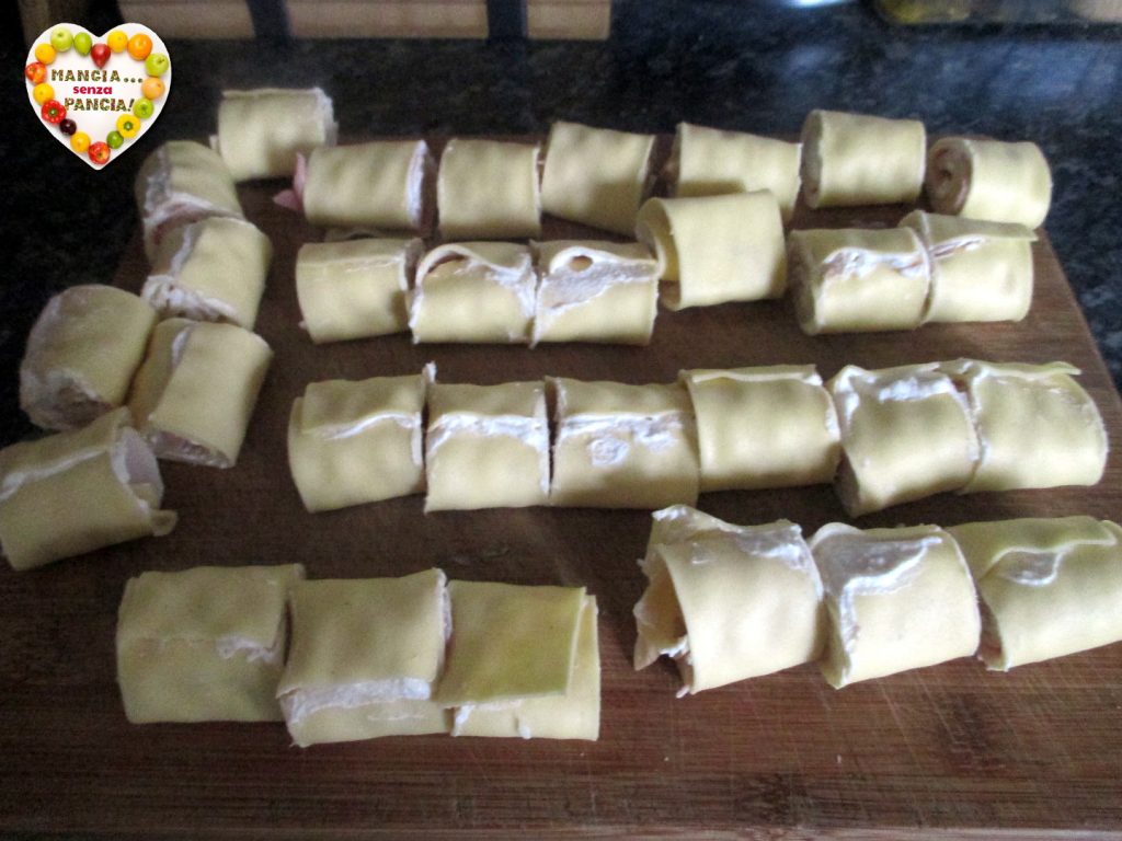 Rolinhos de lasanha ao molho, Mangia senza Pancia