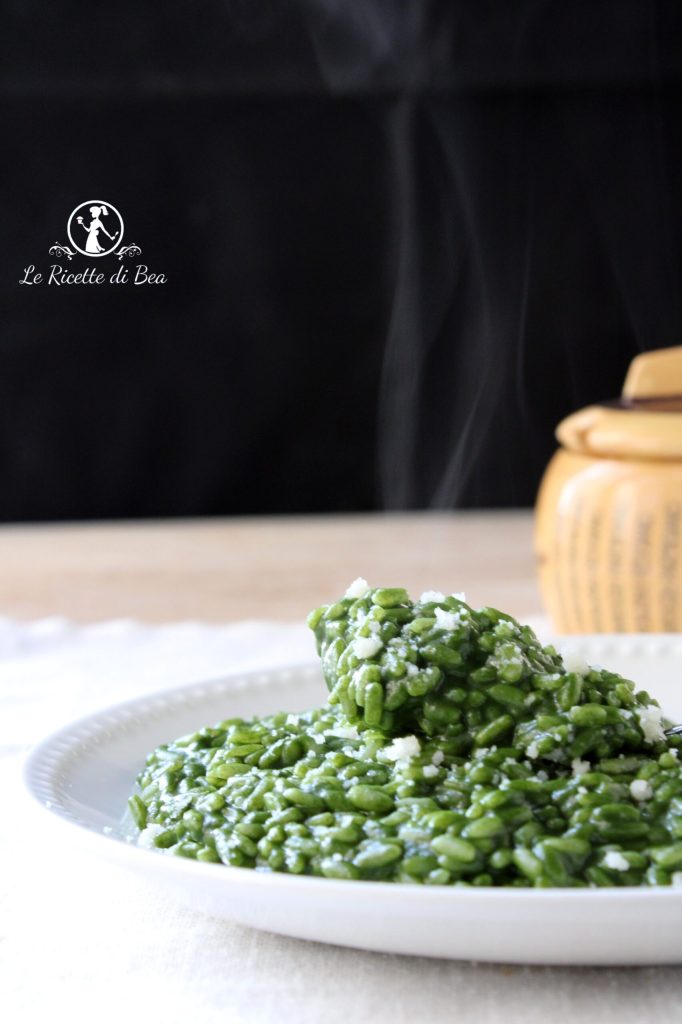 ricetta facile e veloce risotto verde con spinaci decongelati