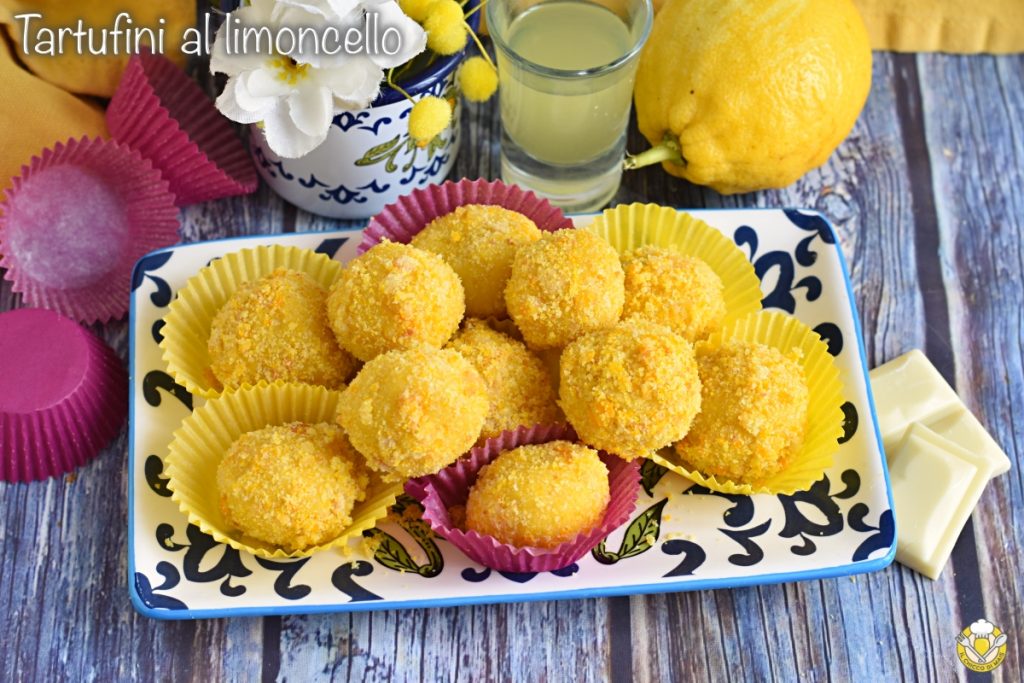 tartufinhos mimosa ao limoncello receita doce rápida para 8 de março festa da mulher o grão de milho