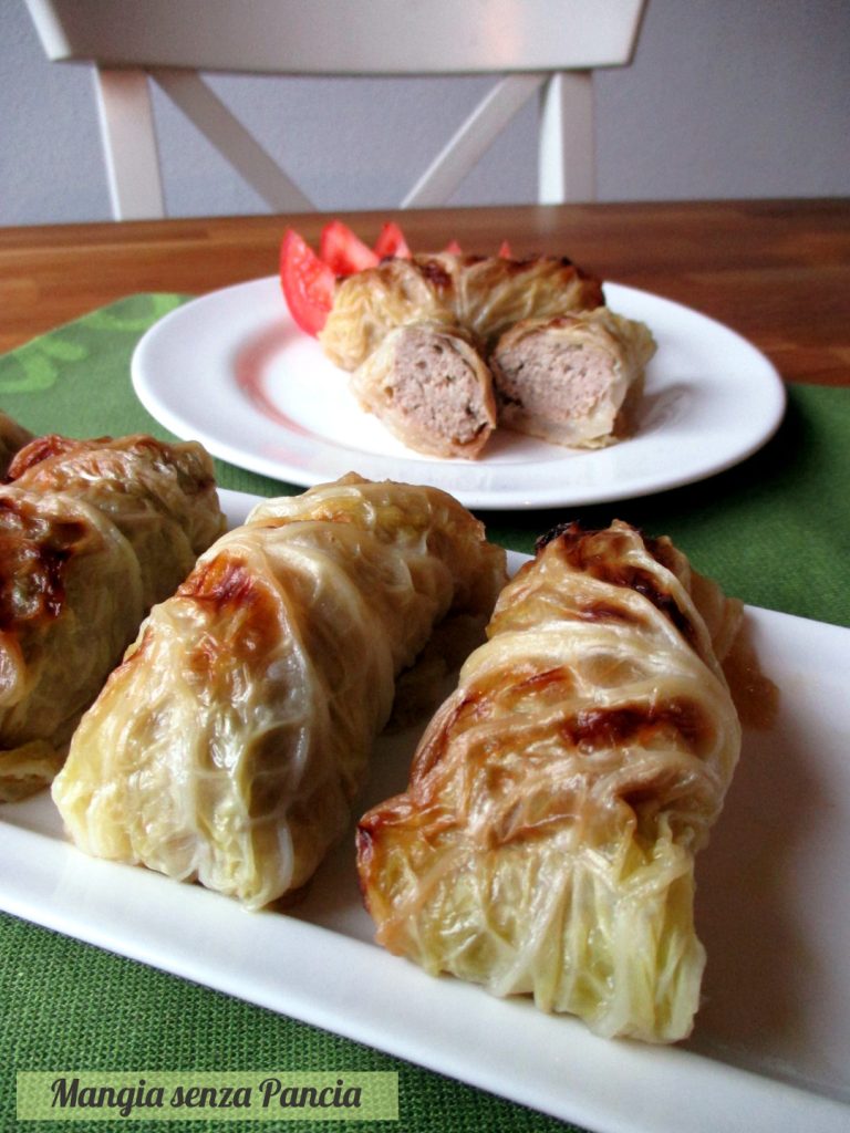 Rolinhos de repolho e carne leves, Mangia senza Pancia