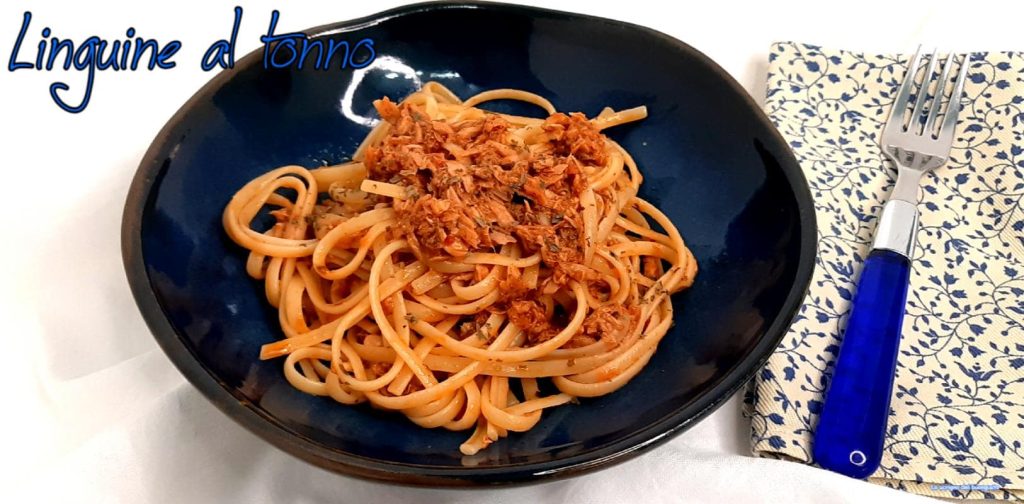 Linguine com atum