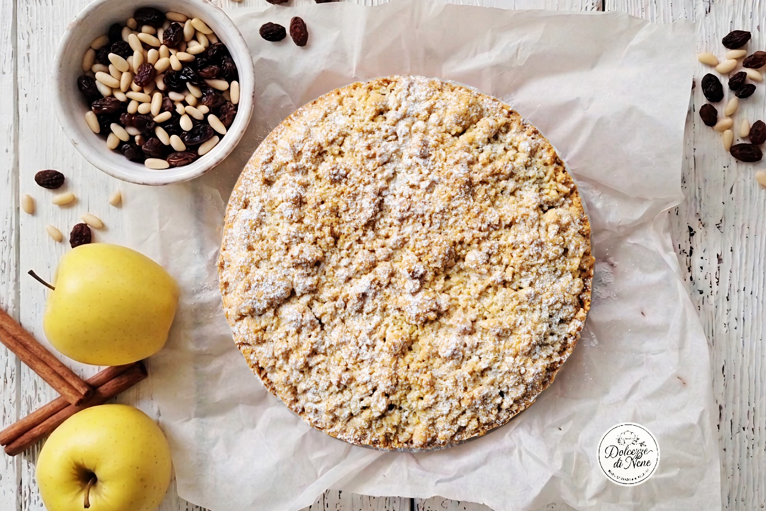 TORTA ESFARELADA COM SABOR DE STRUDEL