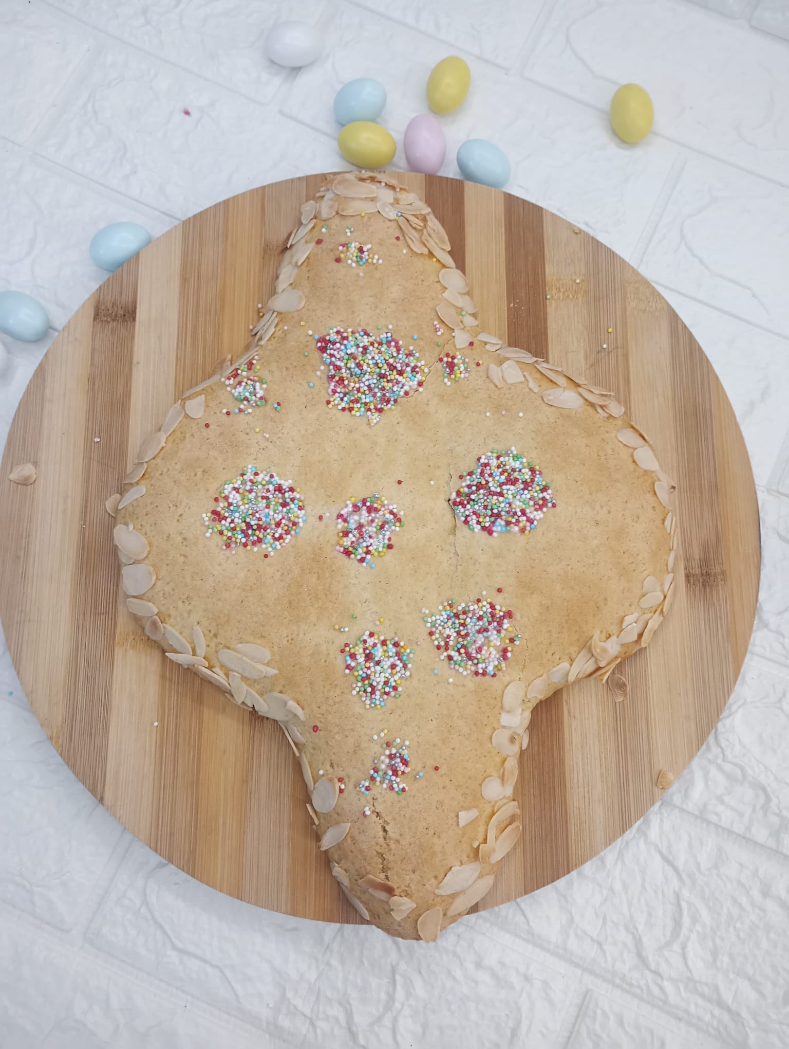 Colomba biscoitada fácil e cenográfica