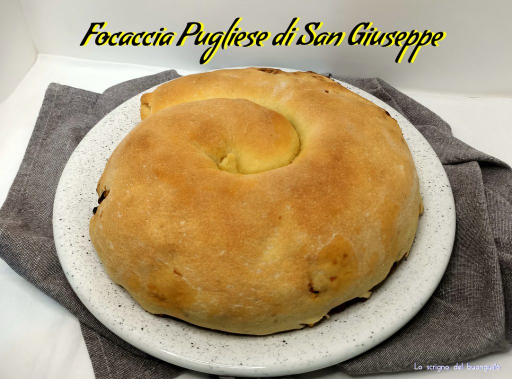 Focaccia pugliese de São José