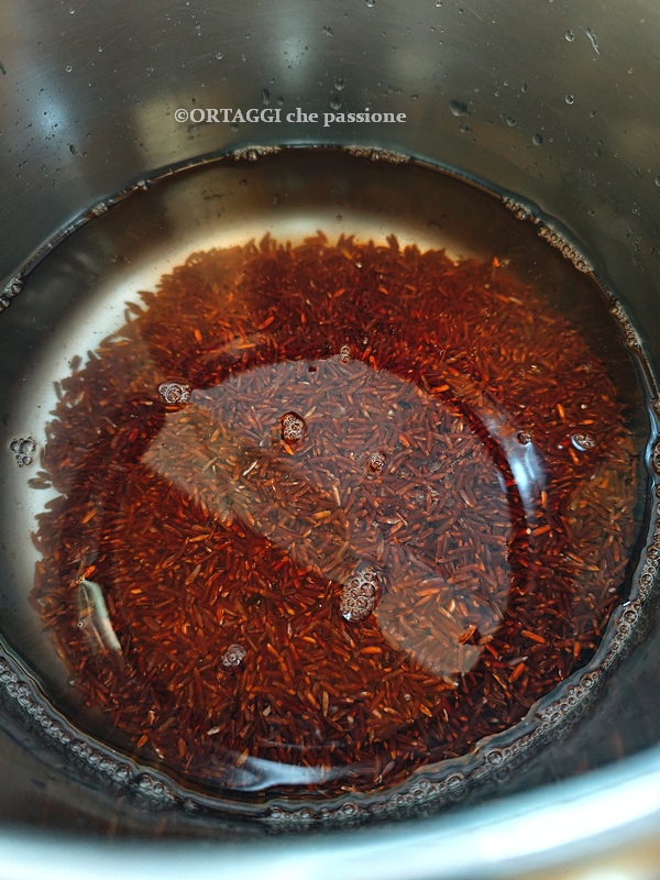 arroz na panela com bastante água