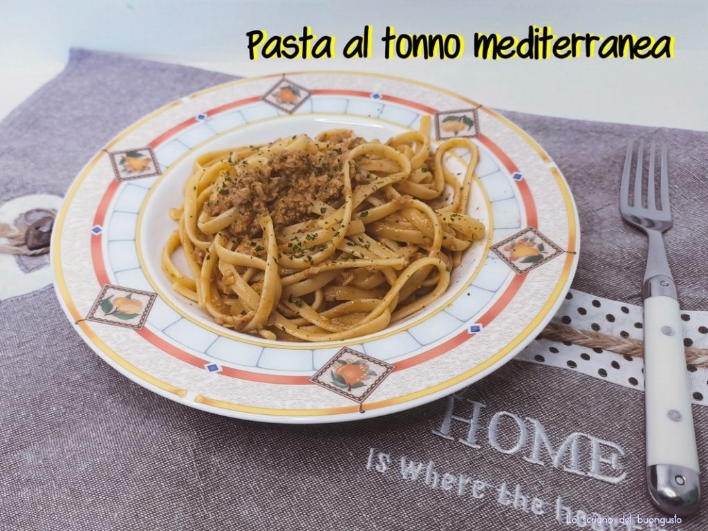 Pasta al tonno mediterranea