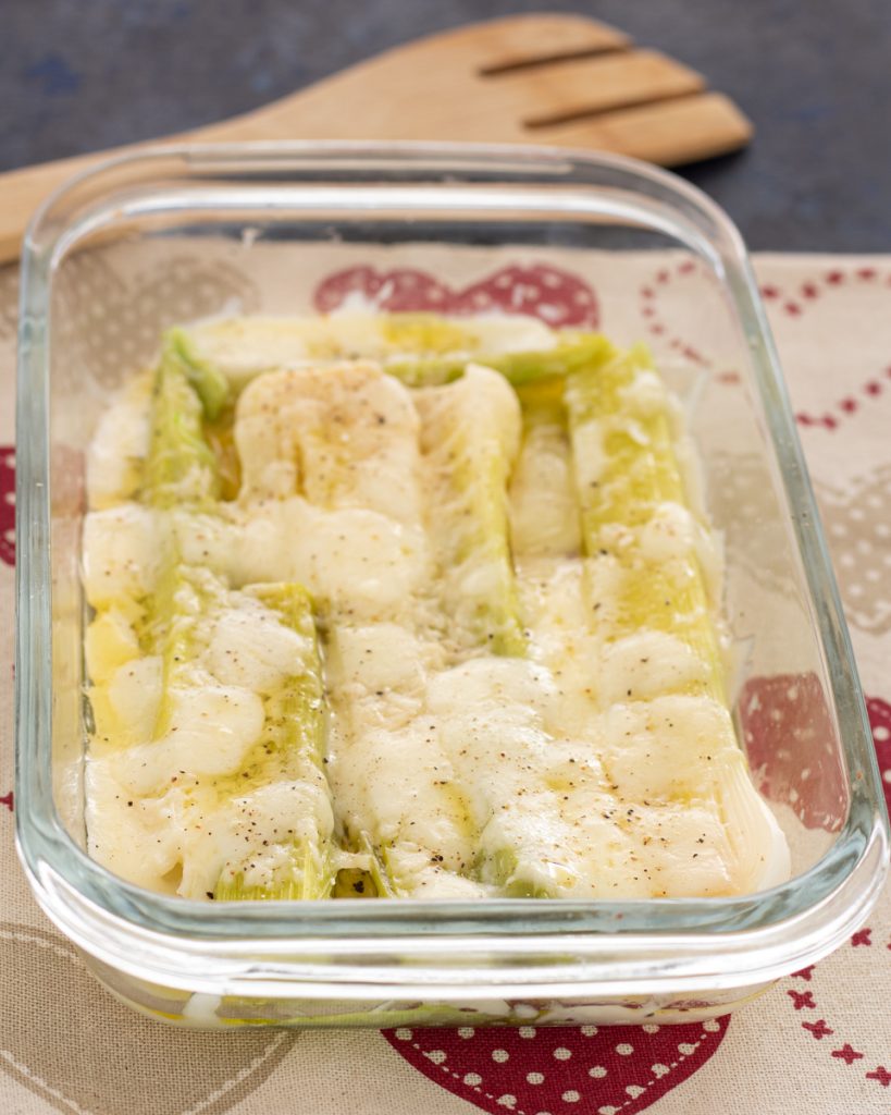 alho-poró gratinado receita no forno