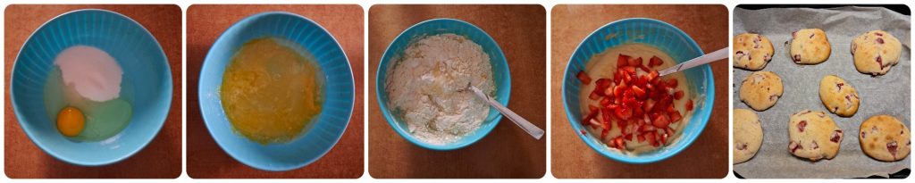 biscoitos de morango