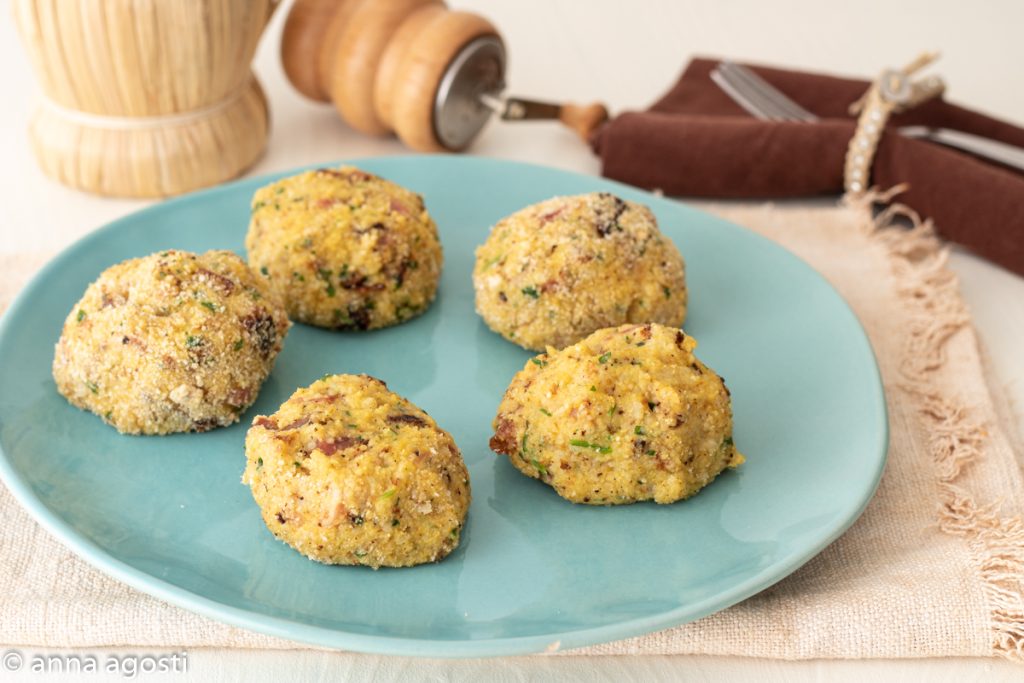 Canederli de Polenta assados