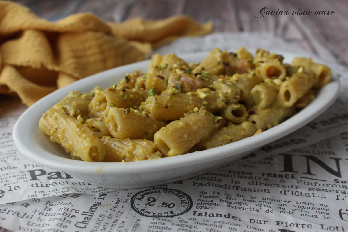 Carbonara de pistache