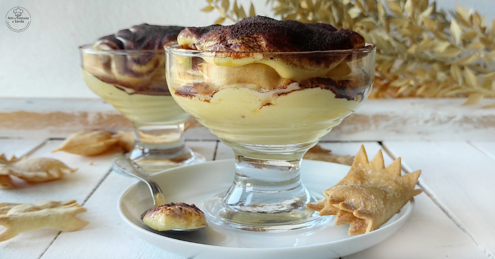 Chiacchiere no copo com mascarpone: não jogue fora as chiacchiere que sobraram! Receita de reaproveitamento 🎭