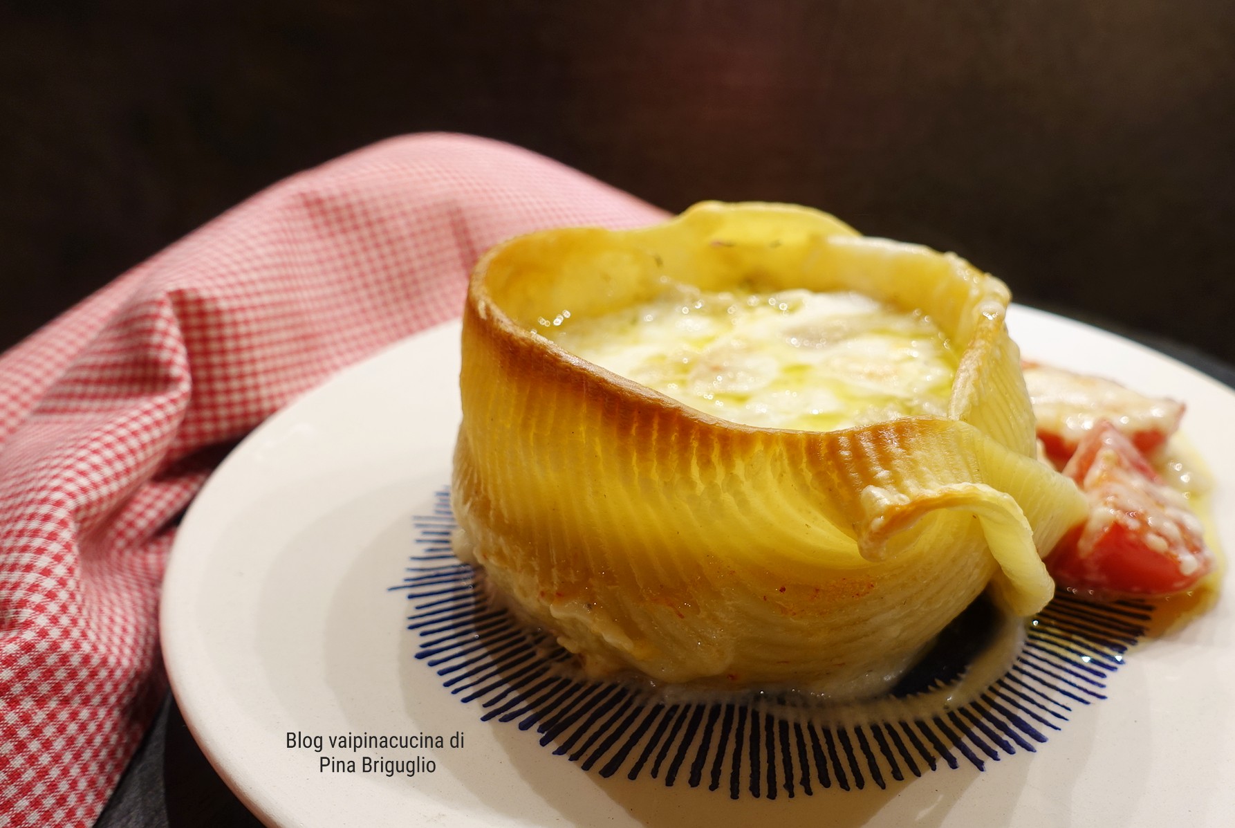 Caccavelle recheadas com bacalhau à vicentina