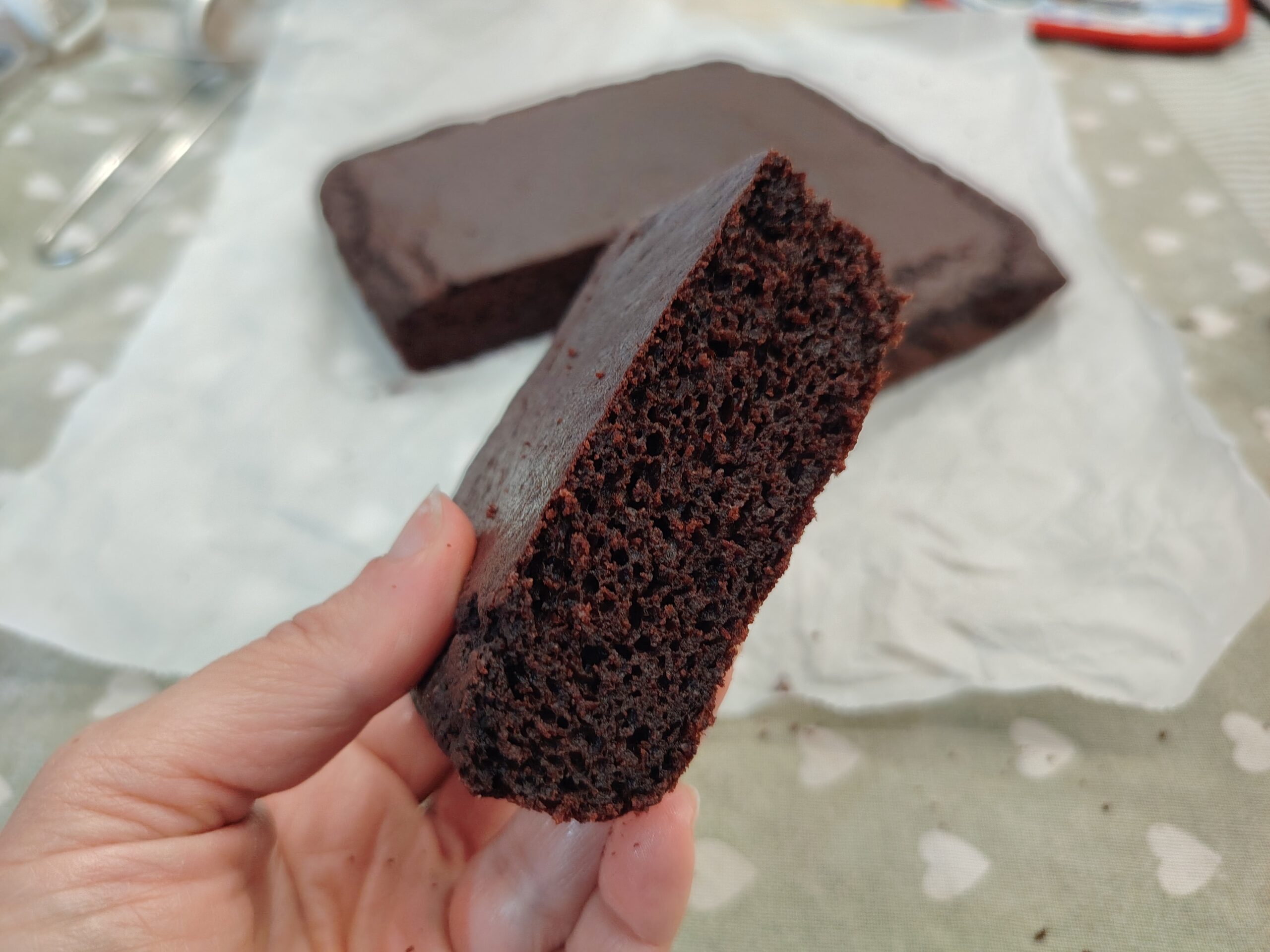 Bolo de cacau integral