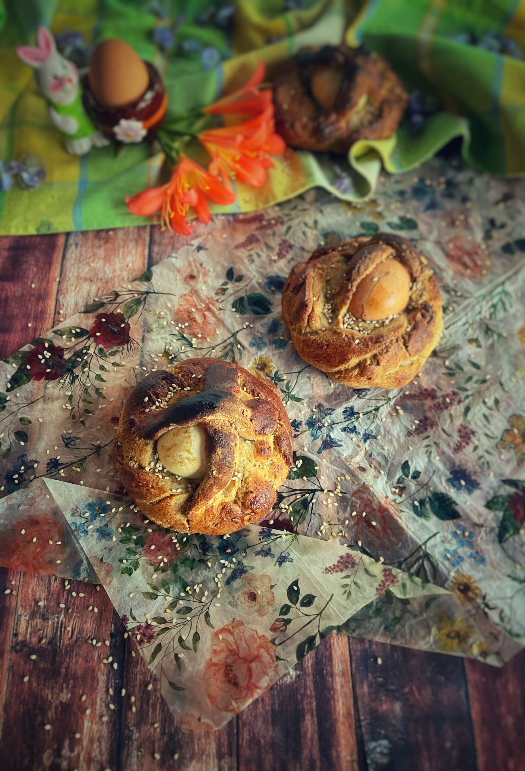 Cuddure de Pão Sicilianas: Receita Salgada Sem Glúten com Fermento Natural