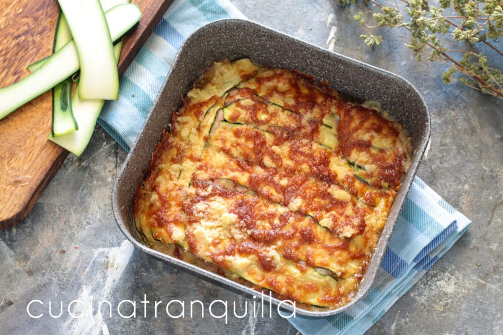 Sformato de abobrinha e presunto cozido na airfryer