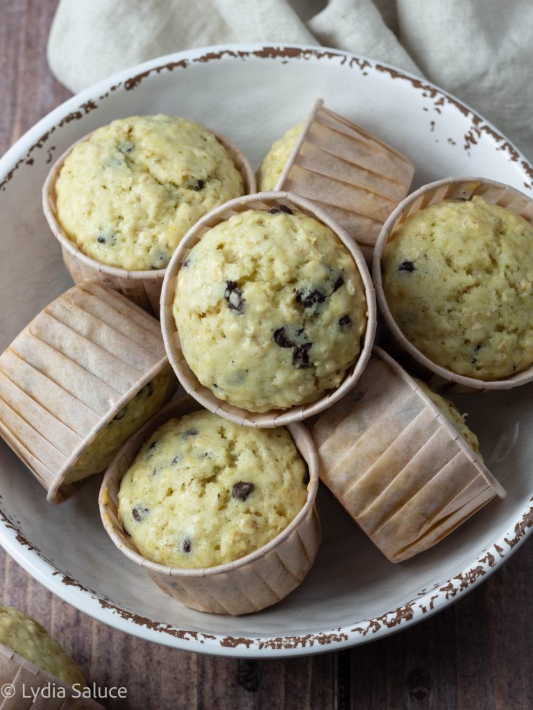 Muffins de flocos de aveia