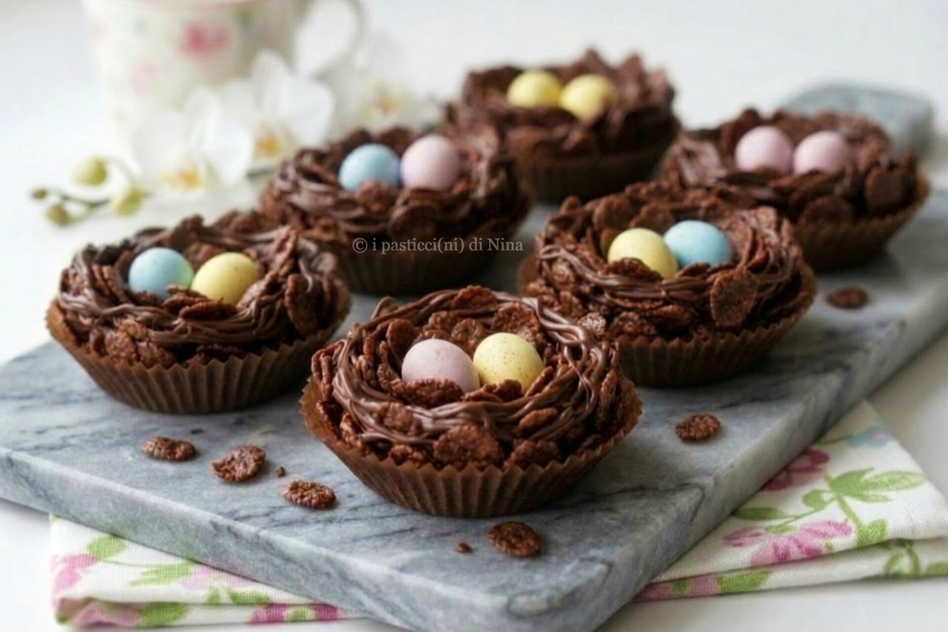 NINHOS DE PASCOA DE CHOCOLATE