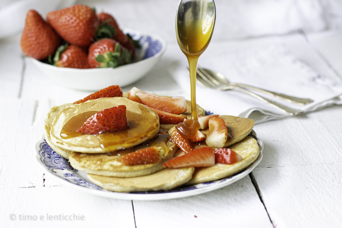 Panquecas com farinha de sorgo