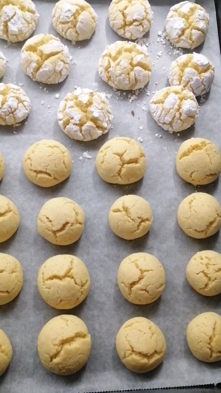 Biscoitos de baunilha com farinha de sêmola