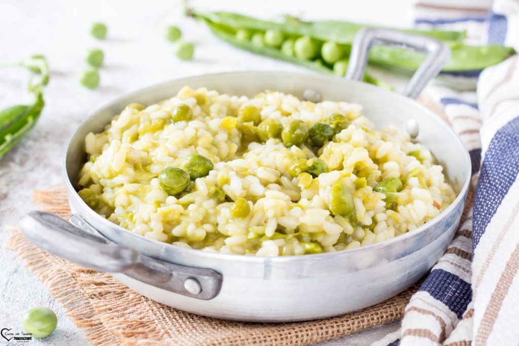 Risoto de ervilhas