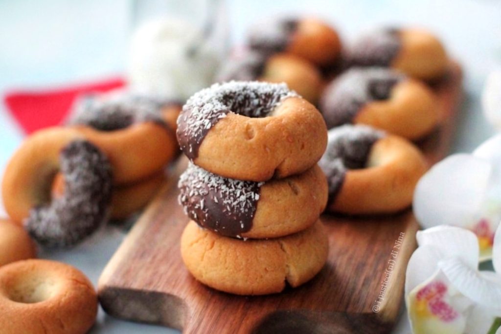 rosquinhas saborosas de iogurte sem ovos sem manteiga receita i pasticcini di Nina
