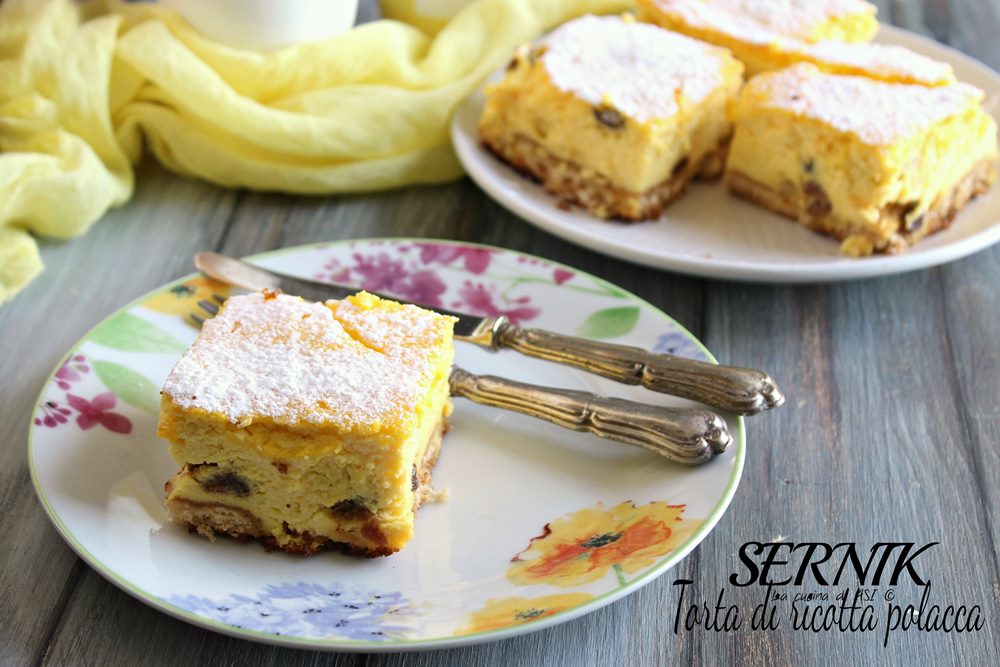 Sernik - bolo de ricota polonês