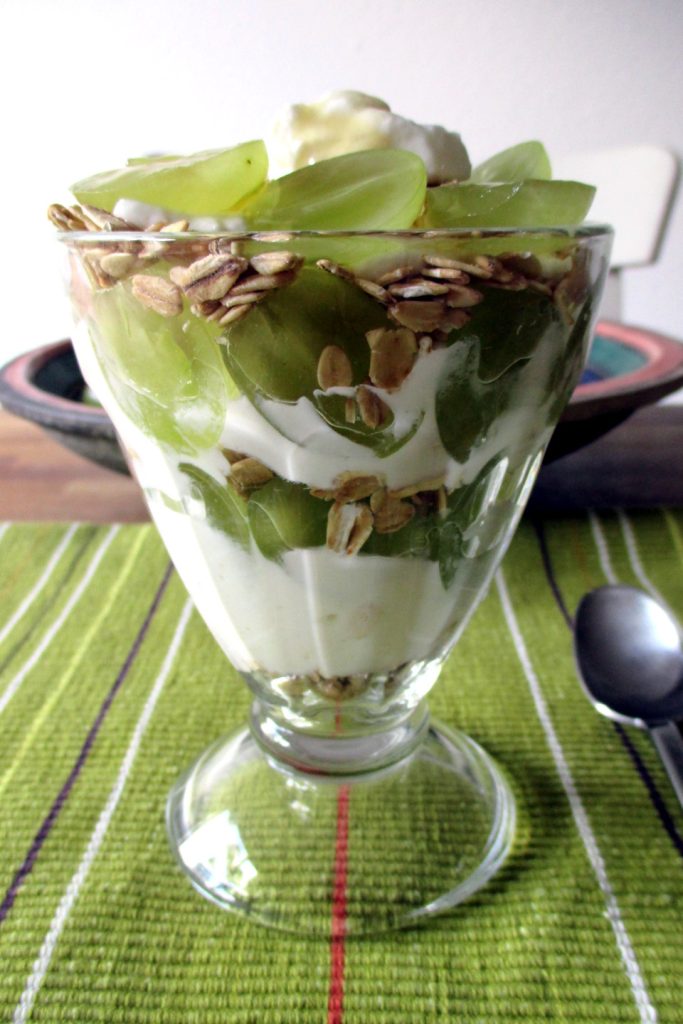 Taça de aveia, iogurte e frutas, Mangia senza Pancia