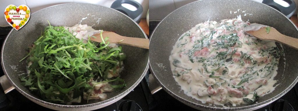 Massa com ricota, bresaola e rúcula, Mangia senza Pancia