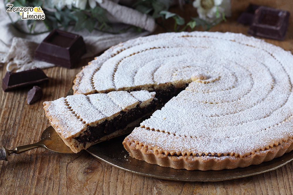 Torta de chocolate meio amargo