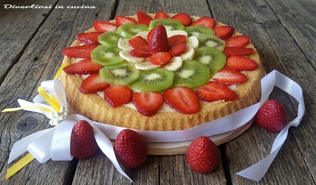 Torta de frutas frescas