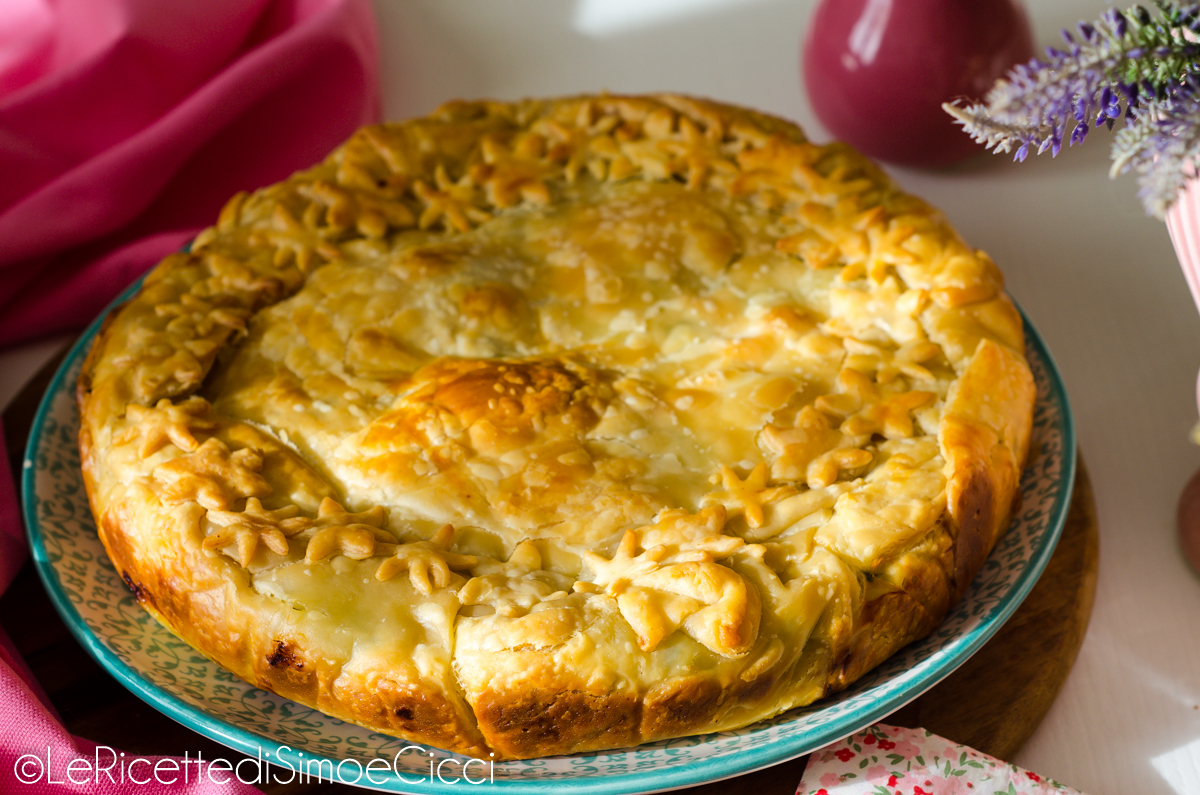 Torta pasqualina rápida com massa folhada