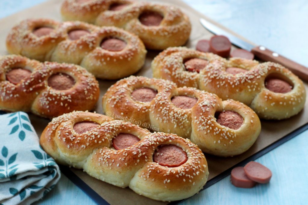 trancinhas macias com wurstel receita i pasticcini di Nina