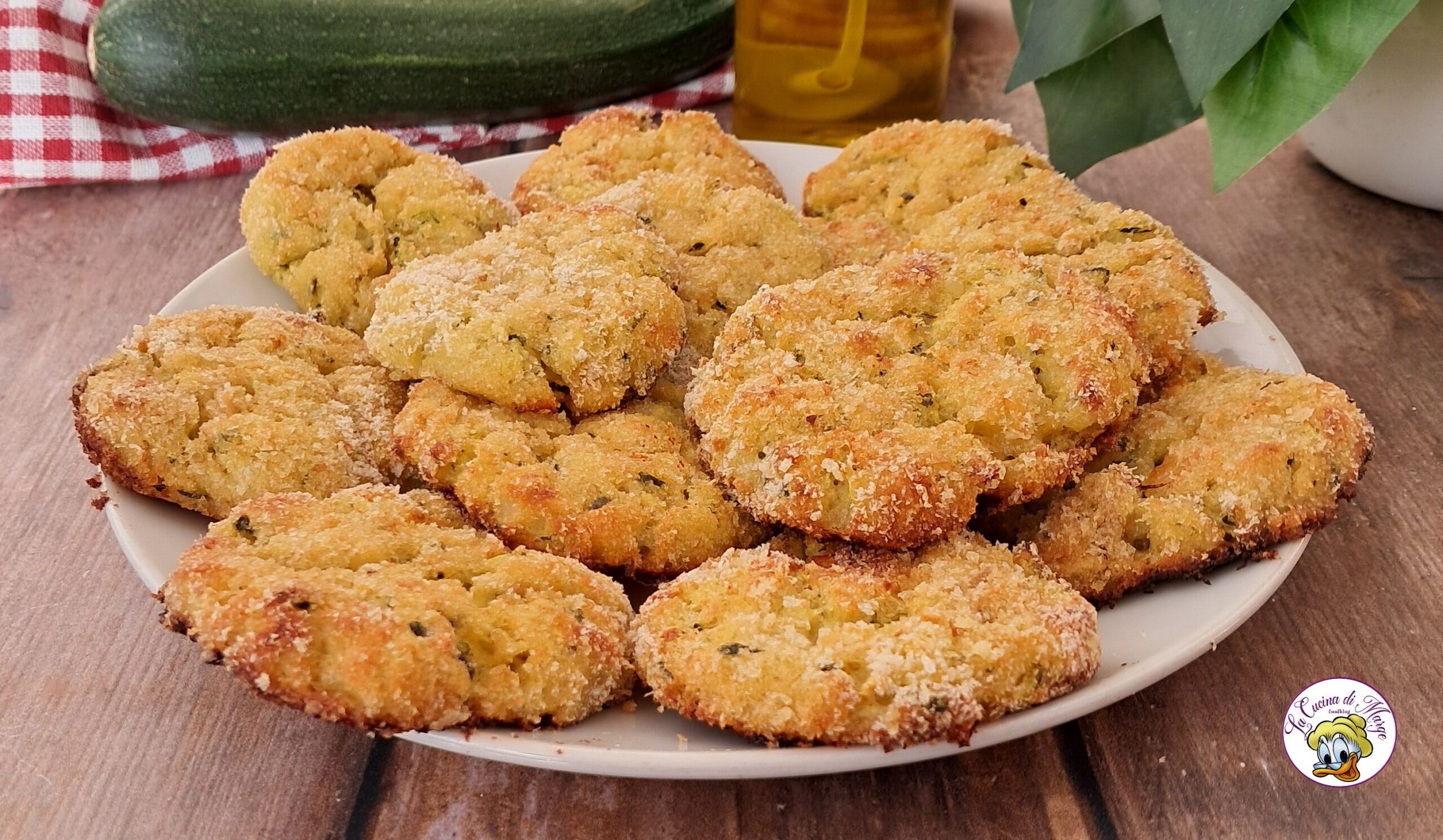 Bolinhos de batata e abobrinha