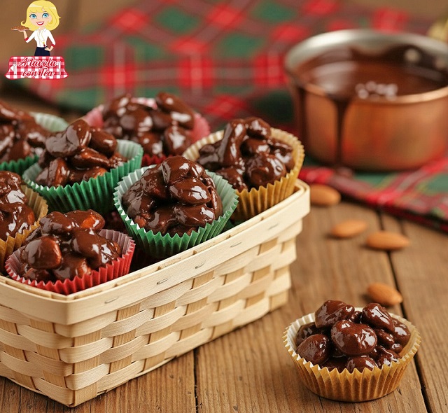 AMÊNDOAS ATERRADAS AO CHOCOLATE