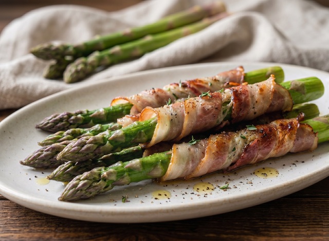 Aspargos com speck na frigideira: o segredo para ficarem crocantes e não moles