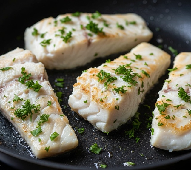Bacalhau na frigideira