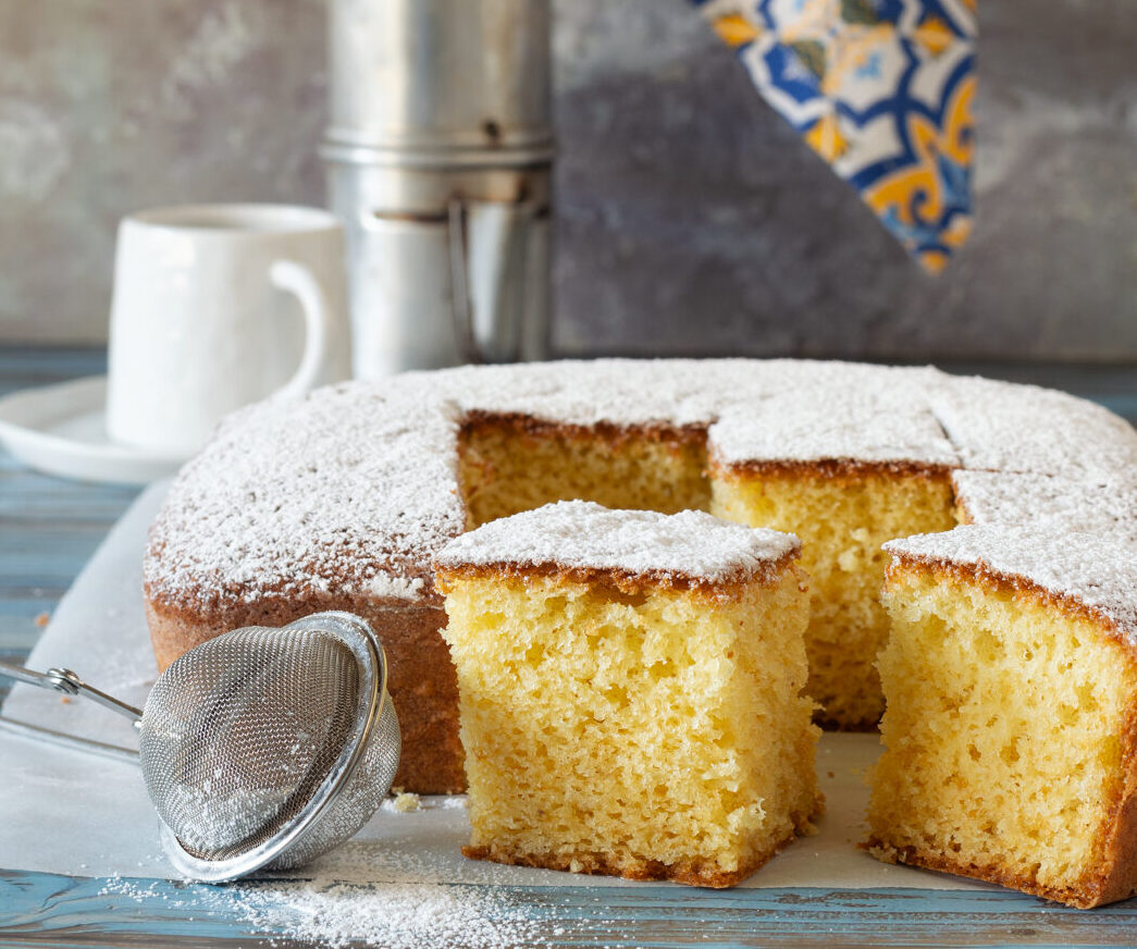 Bolo de coco sem balança