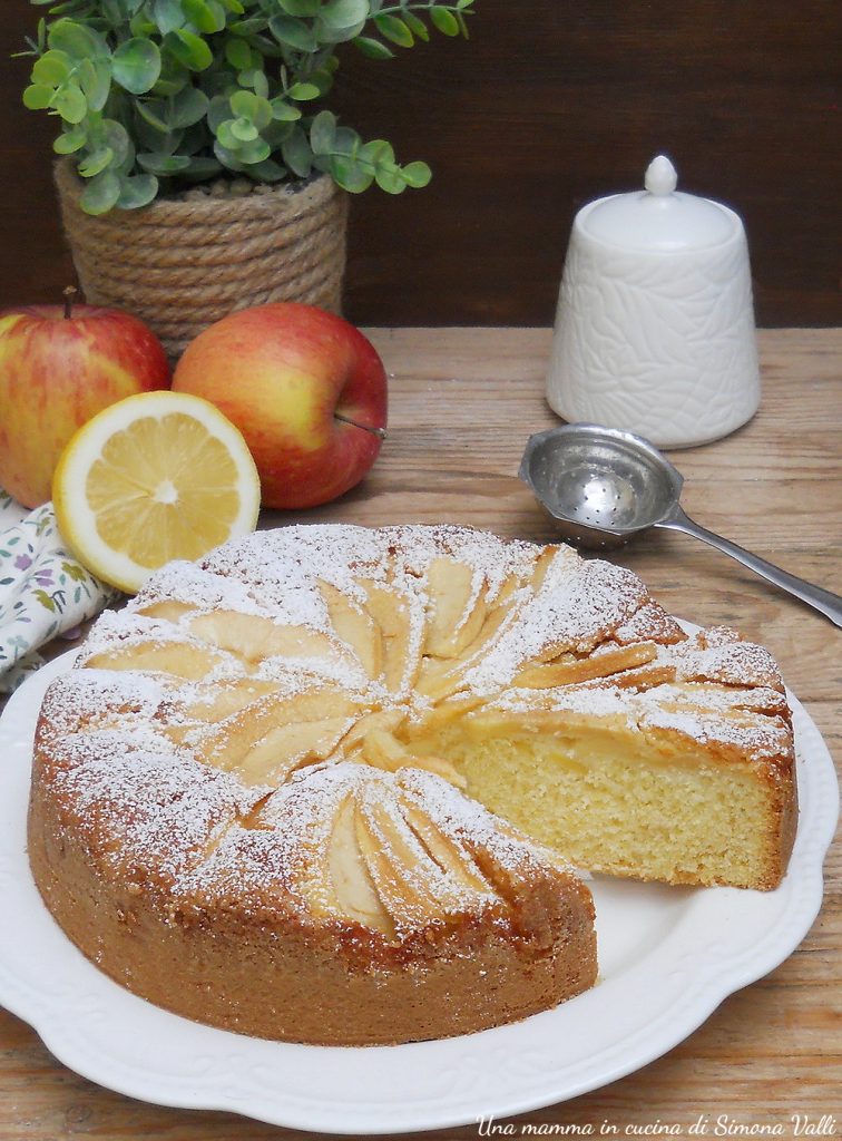 bolo de maçã com limão vert