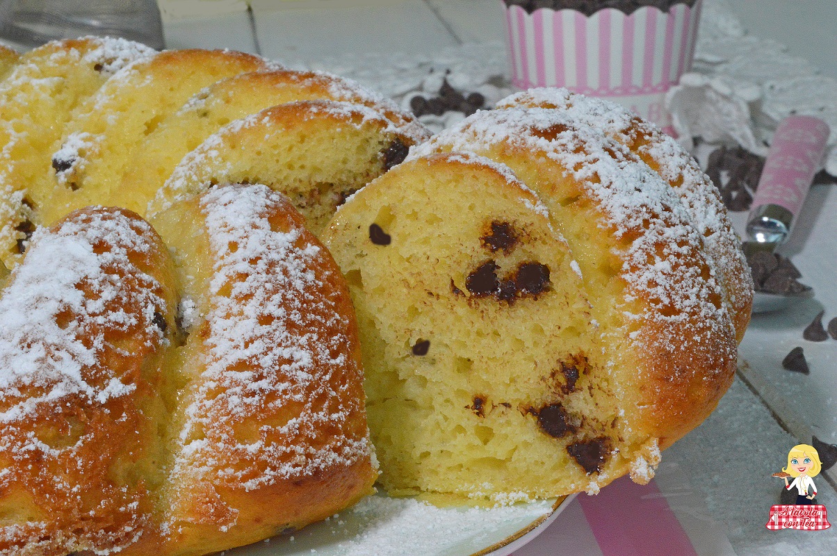 Bolo de Rosca MACIO com gotas de CHOCOLATE receita FÁCIL