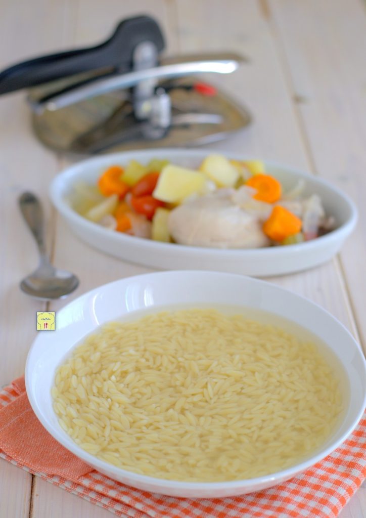 caldo de frango na panela de pressão gp