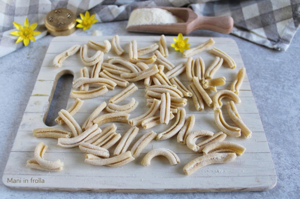 Casarecce feitas em casa com o Kenwood