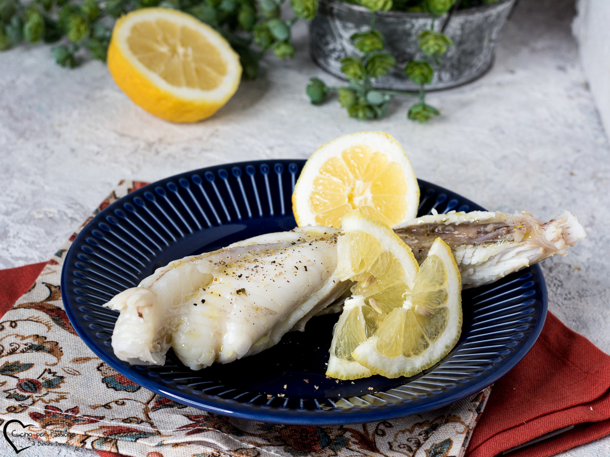 CAUDA DE TAMBORIL COZIDA AO LIMÃO